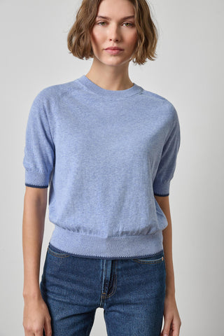 Lilla P Crewneck Saddle Sleeve Sweater