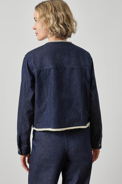 Lilla P Sherpa Lined Jean Jacket