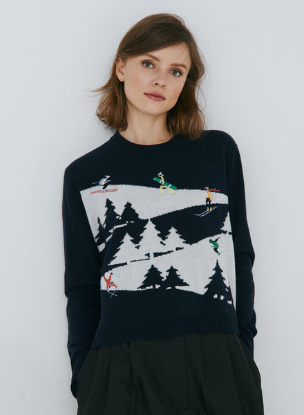 Autumn Cashmere Skier Sweater