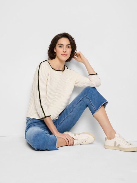 NIC+ZOE Ottoman Stitched Sweater