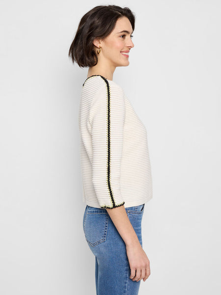 NIC+ZOE Ottoman Stitched Sweater