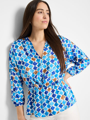 NIC+ZOE Mosaic Sofia Top