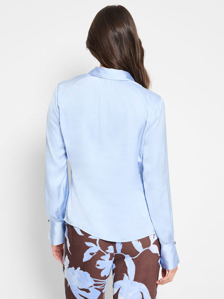 NIC+ZOE Glossy Crinkle Shirt