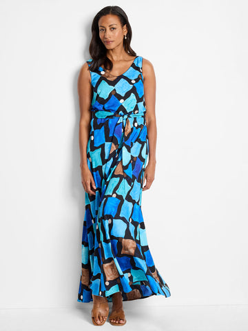 NIC+ZOE Sea Glass Bianca Dress