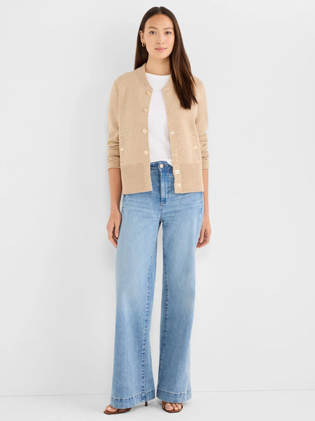 NIC+ZOE Knit Bomber Snap Jacket