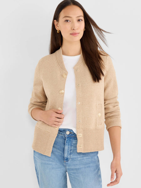 NIC+ZOE Knit Bomber Snap Jacket