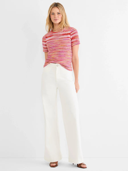NIC+ZOE Spacedye Tuck Stitch Sweater