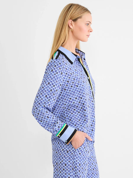 NIC+ZOE Mosaic Trimmed Shirt