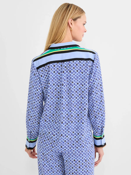 NIC+ZOE Mosaic Trimmed Shirt