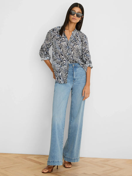 NIC+ZOE Inked Lines Shirt
