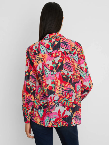 NIC+ZOE Kauai Garden Crinkle Shirt