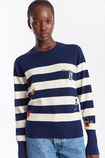 WISPR Paris Embroidered Crew