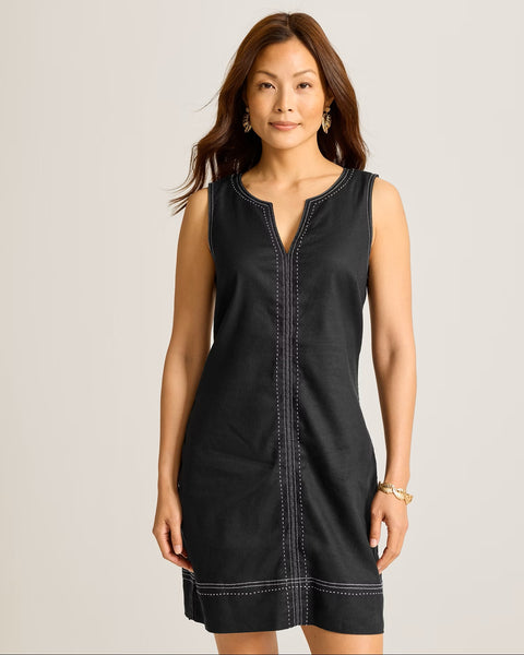 Tommy Bahama Palm-A-Dora Split Neck Dress