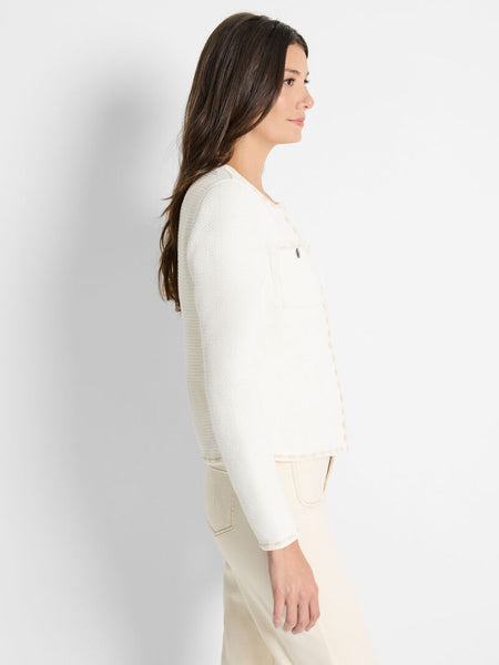 NIC+ZOE Stitch Trim Knit Jacket