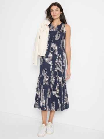 NIC+ZOE Zebra Stripe Cece Dress