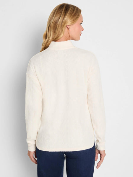 NIC+ZOE Cozy Cable Knit Top