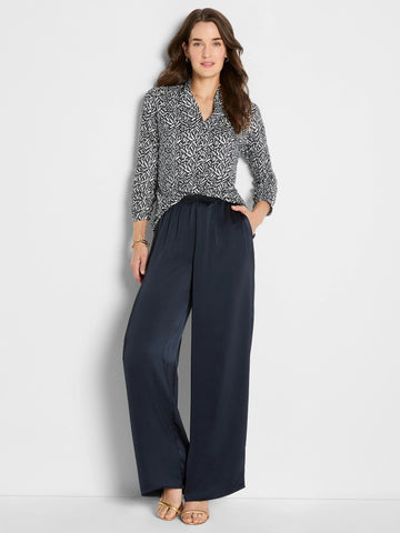 NIC+ZOE Geo Toss Knit Top