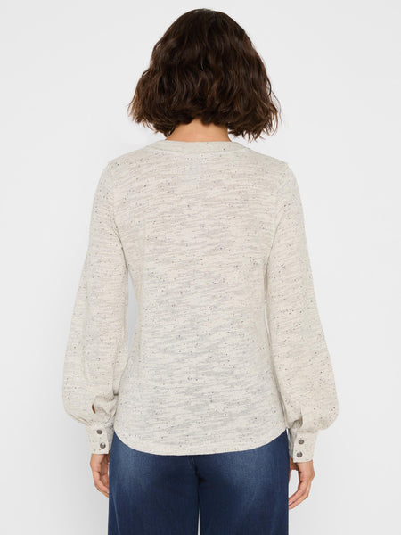 NIC+ZOE Downton Sparkle Nep Knit Top