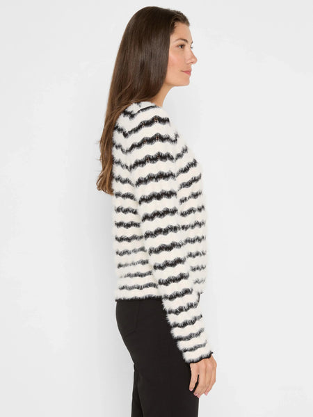 NIC+ZOE Cozy Waves Striped Sweater
