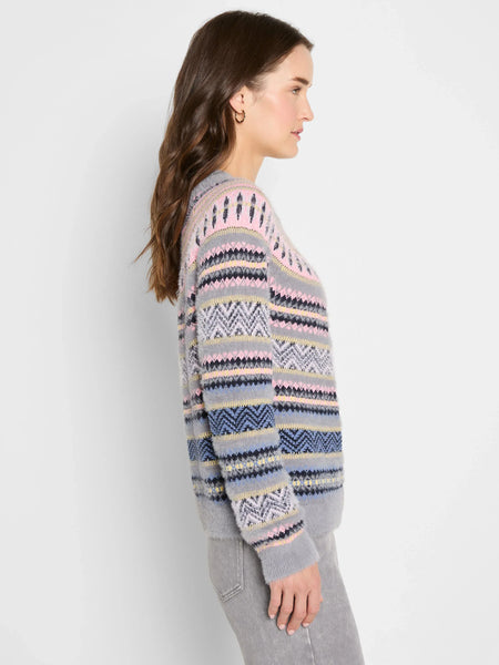 NIC+ZOE Cozy Fairisle Sweater