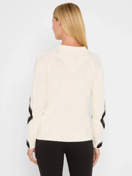 NIC+ZOE Dashing Diamonds Sweater