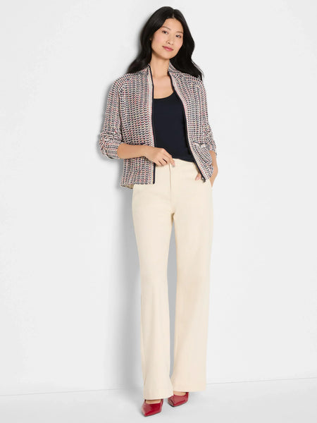 NIC+ZOE Tuck Stitch Colorwheel Jacket