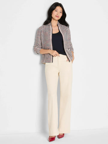 NIC+ZOE Tuck Stitch Colorwheel Jacket