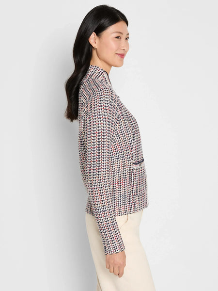 NIC+ZOE Tuck Stitch Colorwheel Jacket