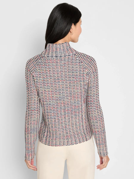 NIC+ZOE Tuck Stitch Colorwheel Jacket