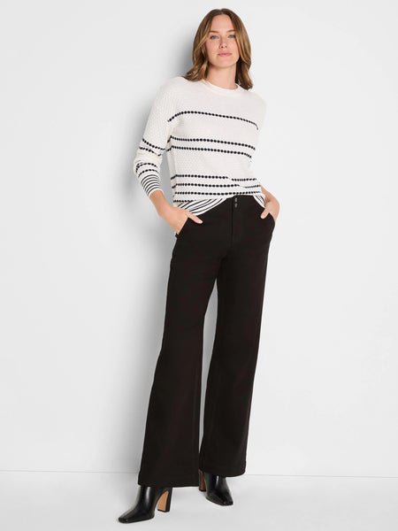 NIC+ZOE Circle Around Cotton Cashmere Sweater