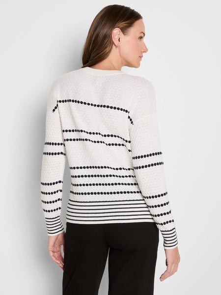 NIC+ZOE Circle Around Cotton Cashmere Sweater