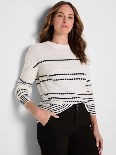 NIC+ZOE Circle Around Cotton Cashmere Sweater