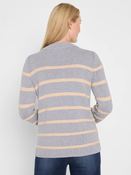 NIC+ZOE Go To Stripe Sweater
