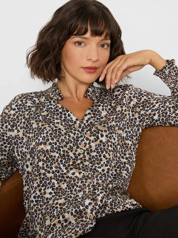 NIC+ZOE Little Leopard Top