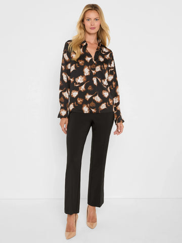 NIC+ZOE Golden Ginko Popover Shirt