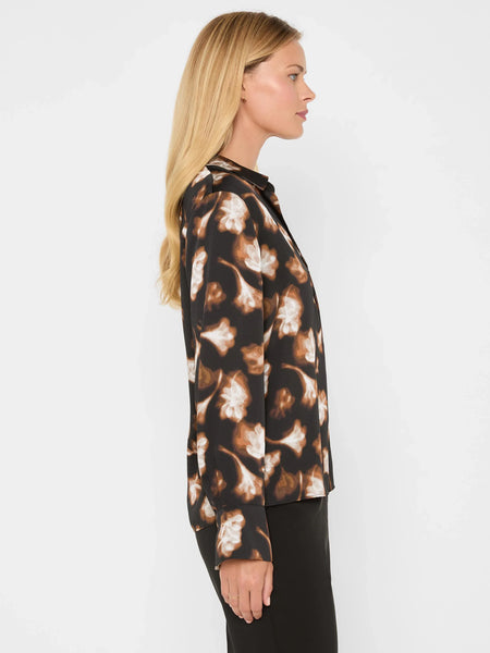 NIC+ZOE Golden Ginko Popover Shirt