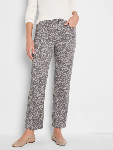 NIC+ZOE Leopard Ankle Jeans