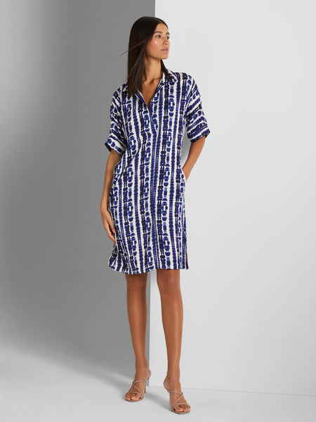 Shibori Stripe Devon Dress