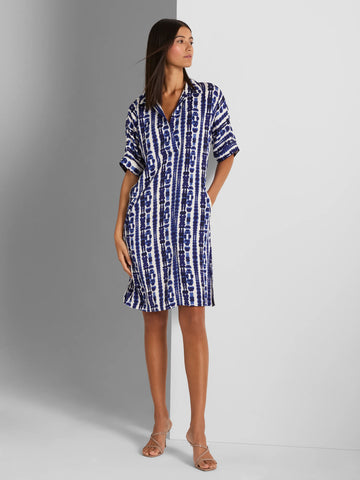 Shibori Stripe Devon Dress