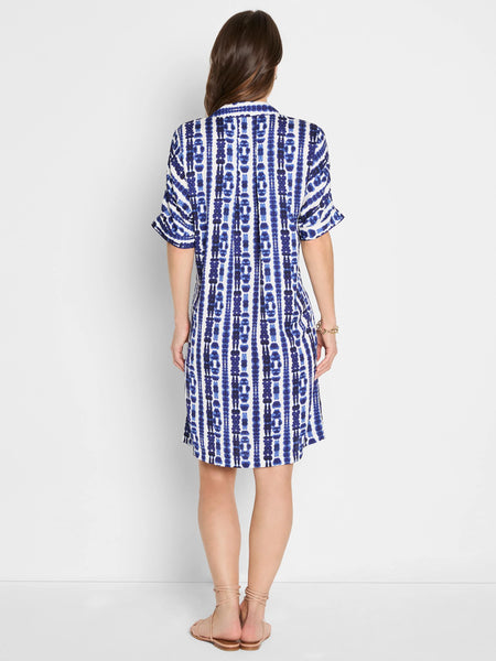 Shibori Stripe Devon Dress