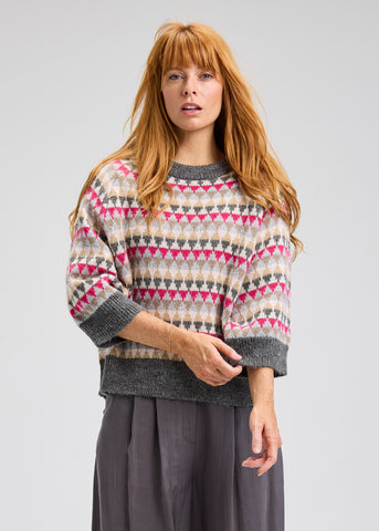 Zaket & Plover Diamond Geo Crewneck
