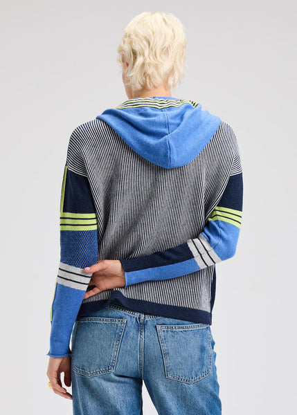 Zaket & Plover Stripe Trim Hoody