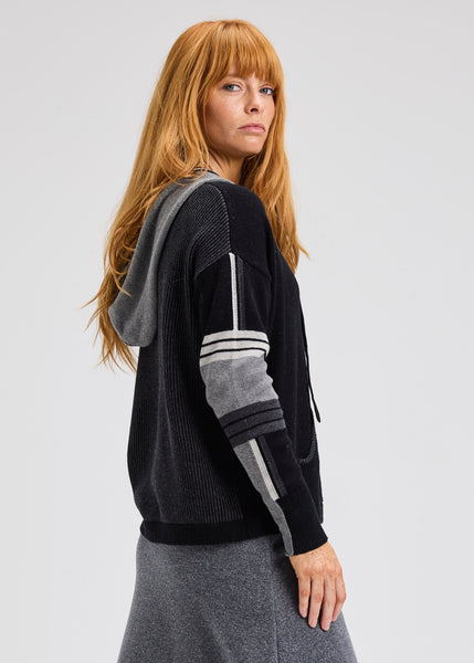 Zaket & Plover Stripe Trim Hoody