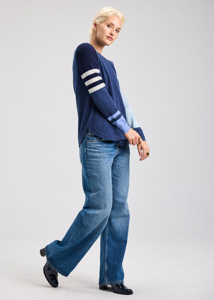 Zaket & Plover Colorblock Pocket Sweater