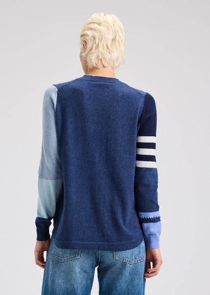 Zaket & Plover Colorblock Pocket Sweater