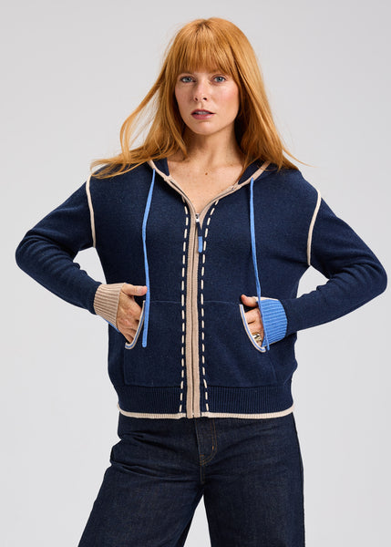 Zaket & Plover Stitch Trim Hoody