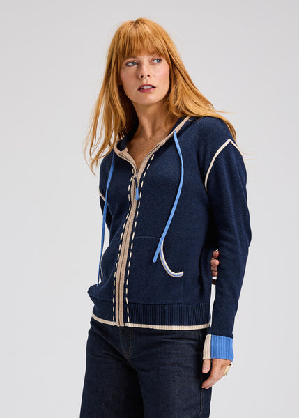 Zaket & Plover Stitch Trim Hoody