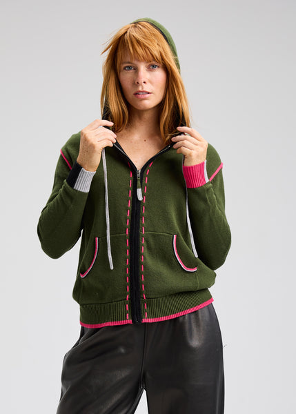 Zaket & Plover Stitch Trim Hoody