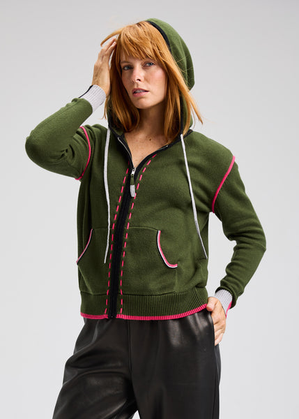 Zaket & Plover Stitch Trim Hoody