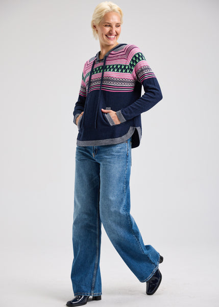 Zaket & Plover Fairisle Hoody